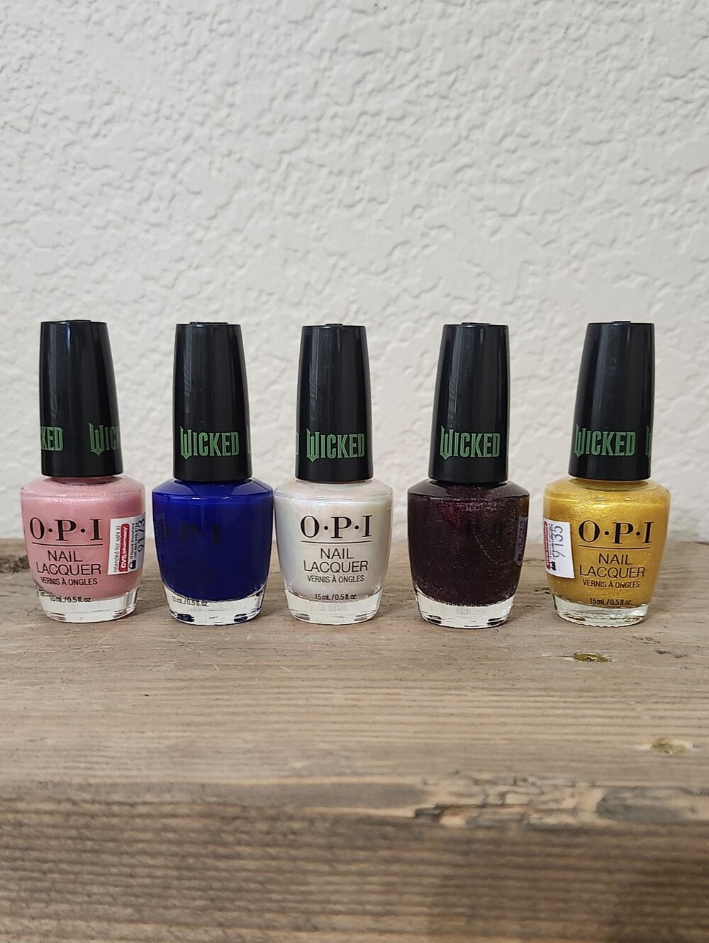 NEW Lot of 5 OPI Wicked Collection Nail Polishes Set